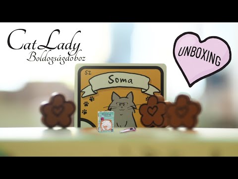 Cat Lady - Boldogságdoboz kiegészítő  UNBOXING - reflexshop