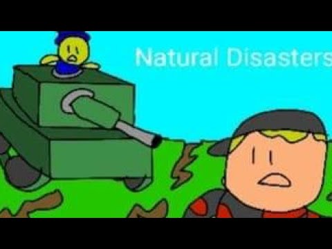 IM GETTING RUN OVER BY TANKS!!! #2 ft.Brian (Roblox Natural Disasters)