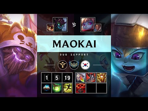 Maokai Support vs Poppy - KR Challenger Patch 25.18