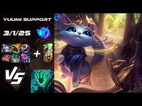 SUPPORT Yuumi vs Thresh - NA Challenger Patch 14.22
