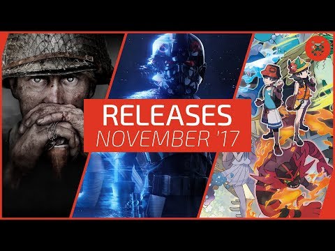 Neue SPIELE im NOVEMBER 2017 - RELEASES für PS4, Xbox One, PC, Switch & 3DS │Frisch aufgetischt