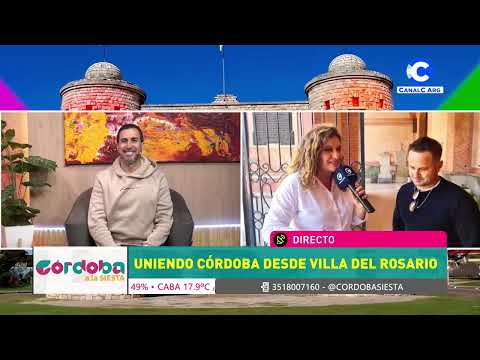 Uniendo Córdoba desde Villa del Rosario | Diego Cugat, Sec. de Cultura, Turismo y Juventud