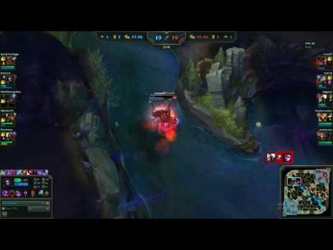 [League of Legends] First time Elise Jungle Malphite outplay