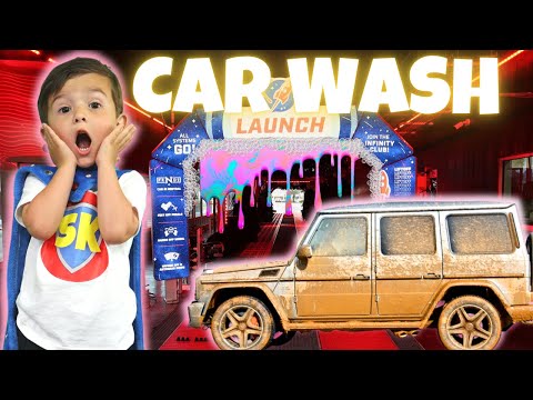 Car Wash for Kids | Car Wash Song | Drive Thru Car Wash | Learning for Kids & Toddlers | Kids Fun