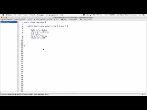27 Declaring Variables Learn Java