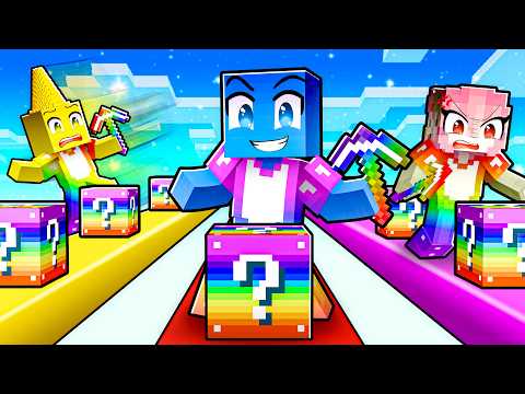 Ultimate OP LUCKY BLOCK RACE in Minecraft!