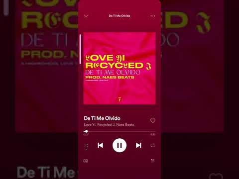 Recycled J & Love YI - De Ti Me Olvido (Audio Oficial)