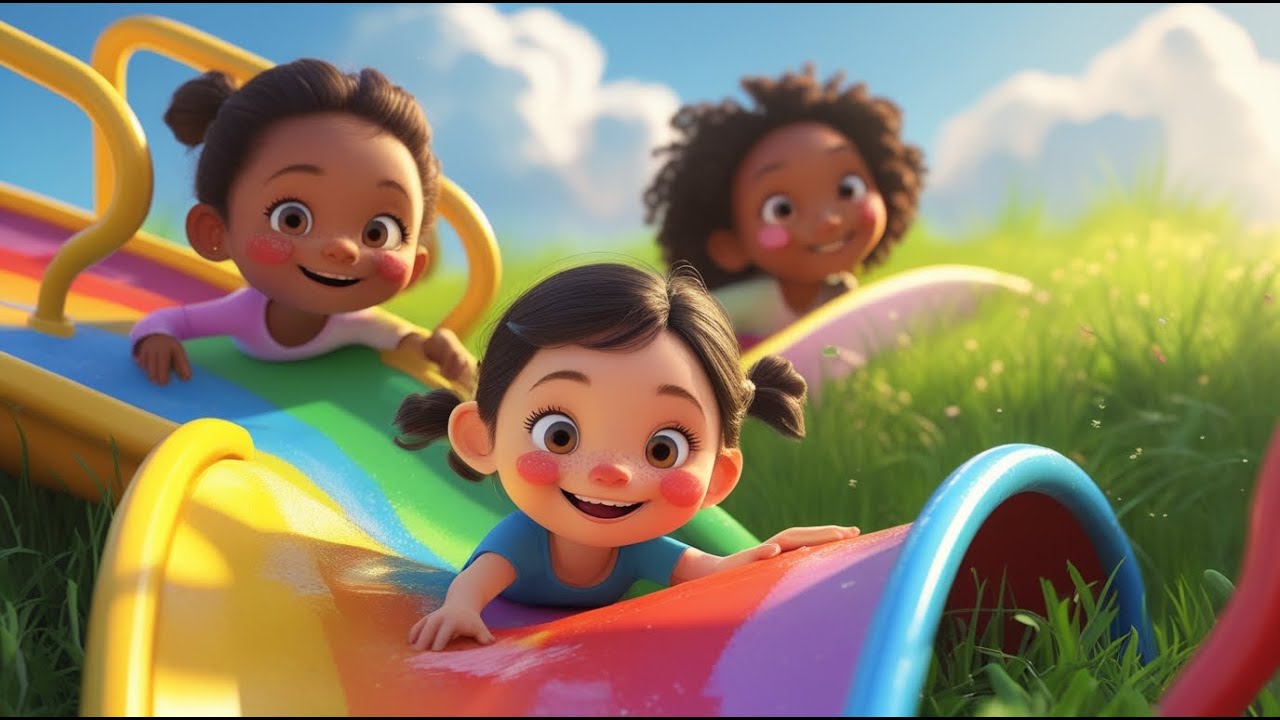 🌳🎠 Kids Play in the Park for Kids | Fun 3D Cartoon Song & Playtime Adventure 🎶