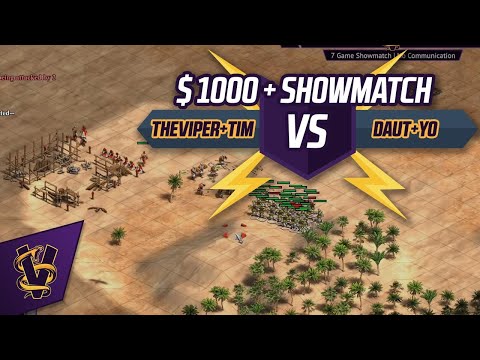 TheViper+Tim vs DauT+Yo | $1000+ 7 Game Showmatch | Hosted by Memb - Sponsored by Pinztec