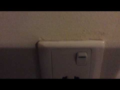 Worst hotel plug socket in the world