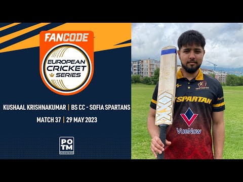 POTM: K.Krishnakumar - SSP vs TRK | Highlights | FanCode ECS Bulgaria | 29 May 2023 | ECS23.392