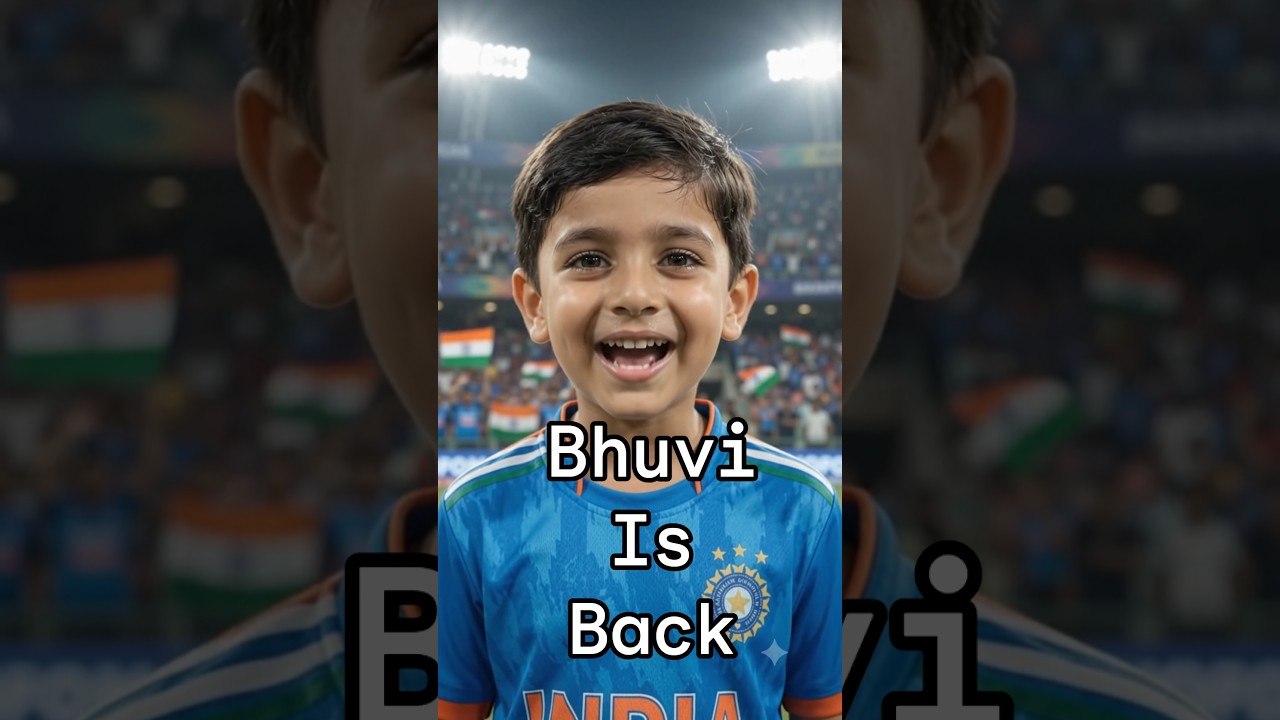 Bhuvi is BACK in Team India! 🇮🇳💙 Bhuvneshwar Kumar  #BhuvneshwarKumar #Bhuvi #TeamIndia #Cricket