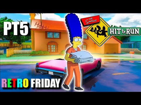 The Simpsons HIT & RUN PT5 (RETRO FRIDAY 05)