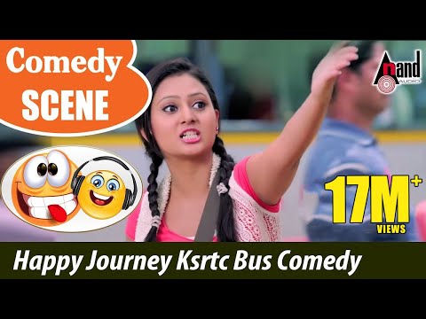 Golden Queen Amulya And Lovely Star ⭐ Prem Happy Journey KSRTC BUS Comedy Scene | Male
