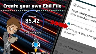 How to Import http injector EHIL FILE & how to connect it...
