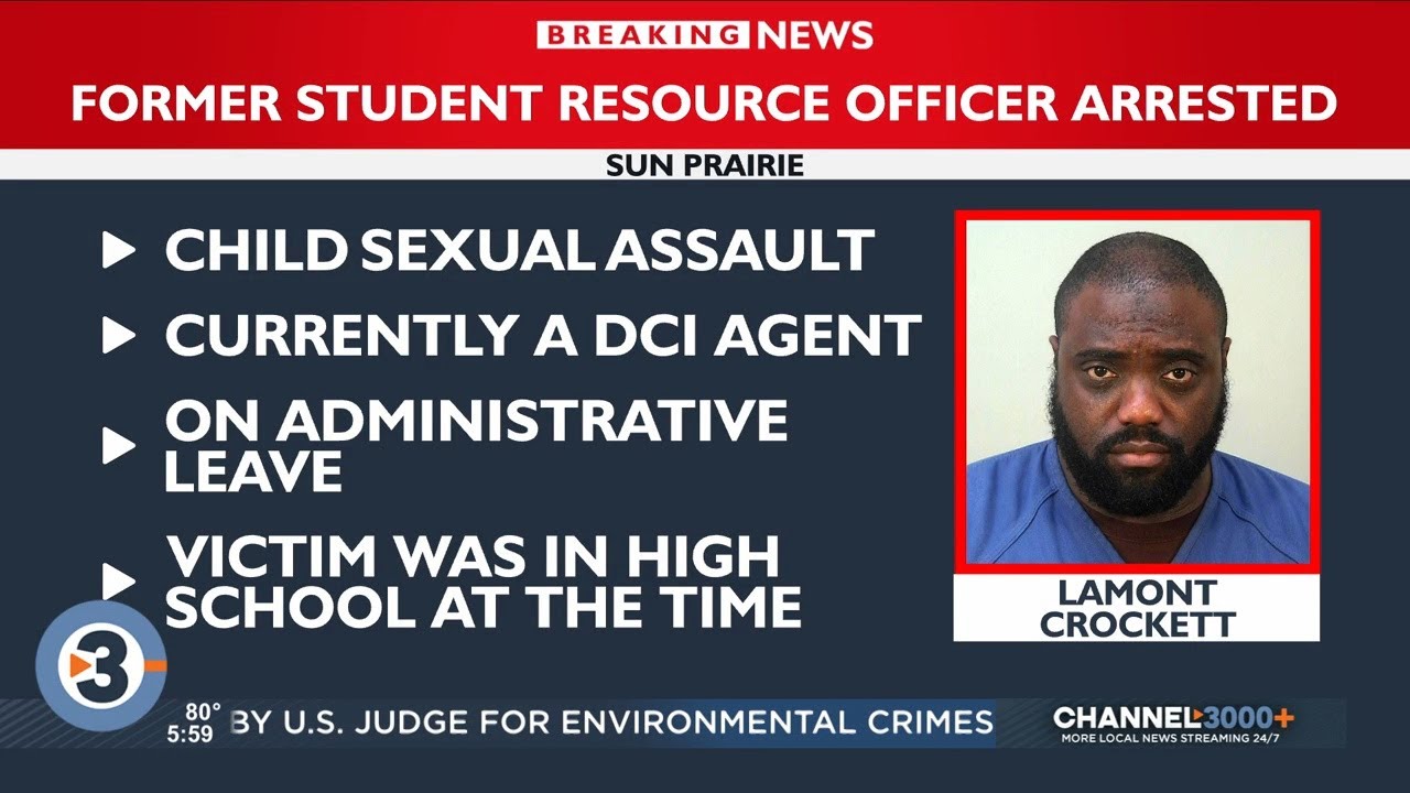 Former Sun Prairie school resource officer arrested for allegedly sexually assaulting student