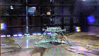 NASA Lunar Module Barrier Net Testing