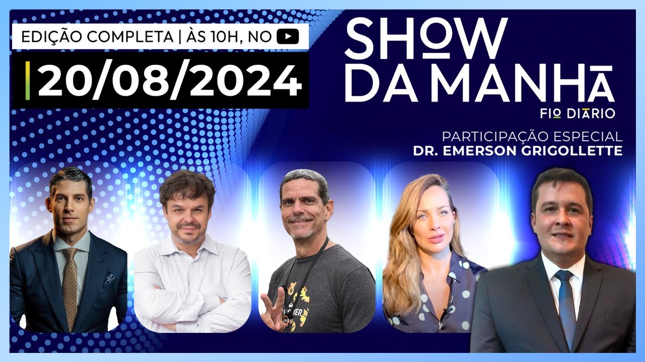SHOW DA MANHÃ-MARCO ANTÔNIO COSTA,ADRILLES,DIDI RED PILL,KARINA MICHELIN E DR. GRIGOLLETTE-20/08/24