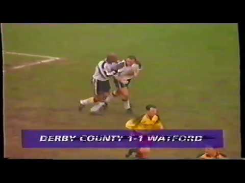 1995-96 Derby County 1 Watford 1 - 16/03/1996