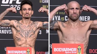 UFC 276 OFFICIAL WEIGH-INS: Volkanovski vs Holloway by MMA Weekly