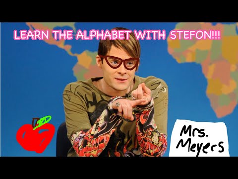 LEARN THE ALPHABET WITH STEFON!!!!🍎👩‍🏫🙋‍♂️🙋🙋‍♀️