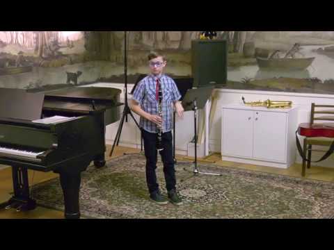 Lukáš Chvosta: Kdo panuje na zemi, klarinet Lukáš Chvosta 12 let, 10.1.2019