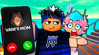 Her MOM CALLED ME to play ROBLOX...