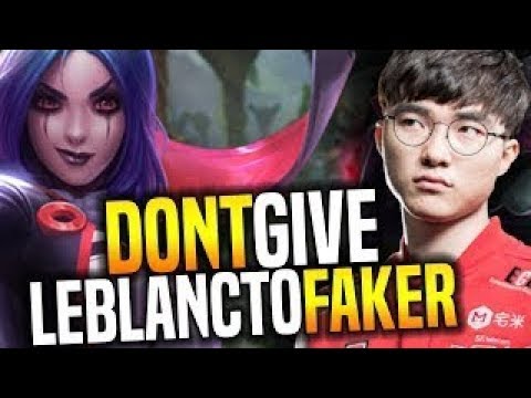 FAKER DOMINATES MID WITH HIS OLD MAIN! The Leblanc God!   SKT T1 Faker Picks Leblanc Mid!