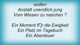 Goethes Erben - Nur Ein Narr Lyrics