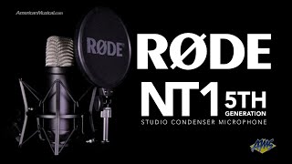 Video thumbnail for RØDE NT1 5th Generation - Hybrid Studio Condenser Microphone - XLR/USB - 32-bit float capable by American Musical Supply