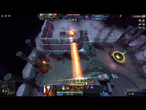 Dota 2 Aghanims Labyrinth The Continuum Conundrum Aziyog Caverns level Phoenix glitch range//Mage II