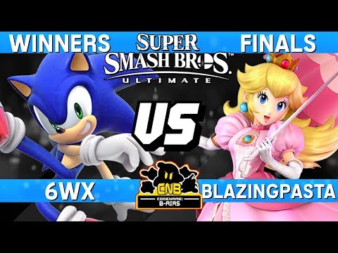Smash Ultimate Tournament Winners Finals - BlazingPasta (Peach) vs 6WX (Sonic) - CN:B-Airs 167
