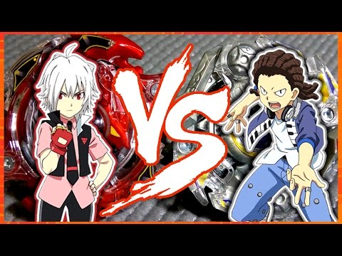 Storm Spriggan .K.U vs Obelisk Odin .T.X - BATALHA BEYBLADE BURST!! [Anime Battle] ベイブレードバースト