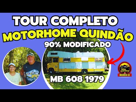 Tour no Motorhome Quindão Essa Linda Casa Sobre Rodas - Mercedes Benz 608 Turiscar