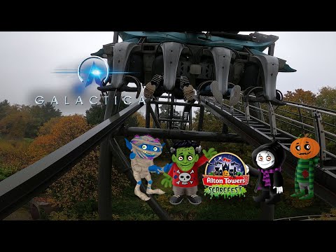 Galactica Alton Towers Scarefest 4k