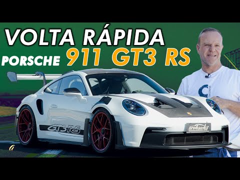 QUANTO O PORSCHE 911 GT3 RS VIRA NA VOLTA RÁPIDA? Rubinho manda ver no carro com DRS de Fórmula 1!