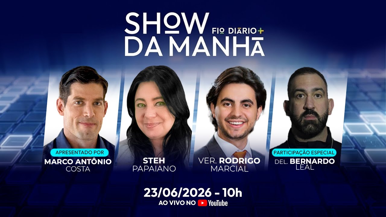 SHOW DA MANHÃ - LULA SACRIFICA JAQUES WAGNER - DELEGADO FALA SOBRE COMBATE AO CV - 23/06/26