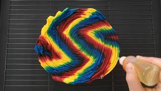 Tie-dye pattern P220 : WigWag on a Spiral