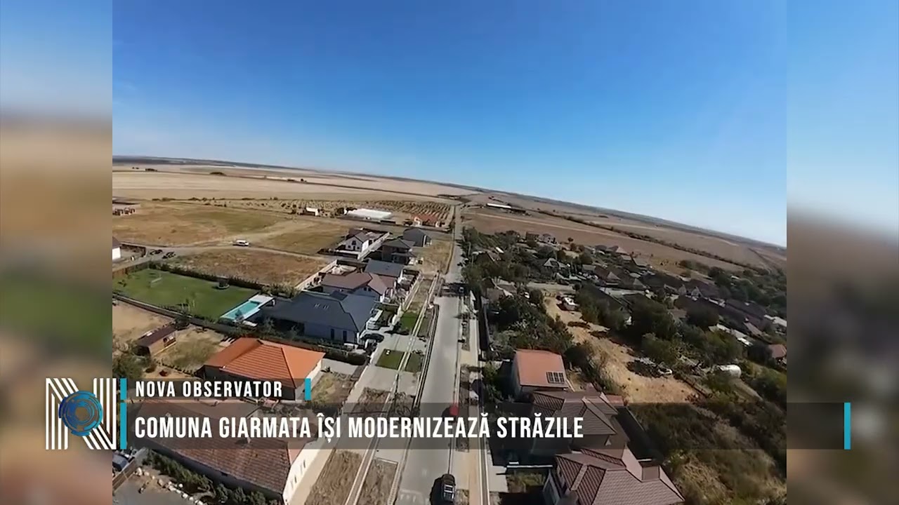 Comuna Giarmata își modernizează străzile