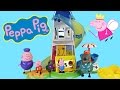 Peppa Pig Helter Skelter Slide Playground Play Doh Ice Cream With Peppapig And Friends By DCTC