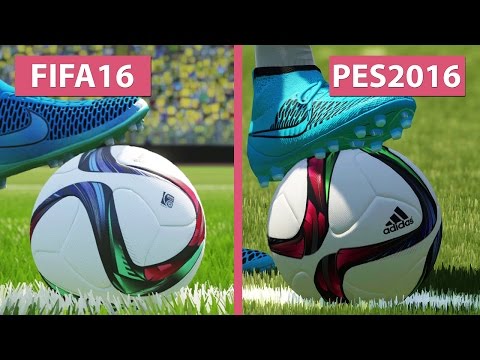 FIFA 16 vs. PES | Pro Evolution Soccer 2016 Graphics Comparison PS4 [FullHD][60fps]