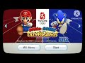 Mario Sonic At The Olympic Games Wii Channel Intro