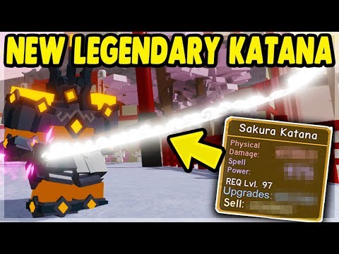 New Best Legendary Sakura Katana Samurai Palace Update - roblox font thai roblox dungeon quest free script