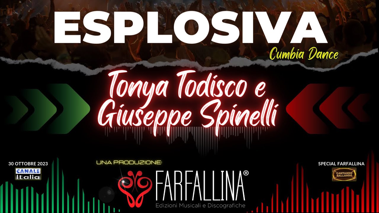 Giuseppe Spinelli e Tonya Todisco "ESPLOSIVA" Canale Italia SPECIALE FARFALLINA Cantando Ballando