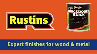 Rustins Quick Dry Blackboard Paint video thumbnail