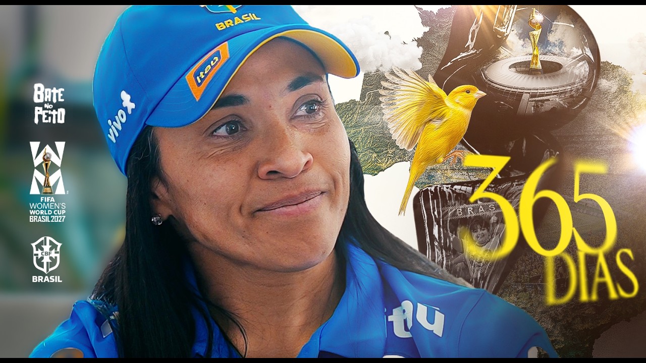 FALTAM 365 DIAS PARA O BRASIL RECEBER A COPA DO MUNDO FEMININA 2027