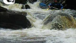 preview picture of video 'SCOTTISH WHITE WATER KAYAKING (BLACKWATER)'
