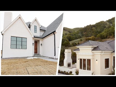 75 Mediterranean Exterior Home With A Gray Roof Design Ideas You'll Love 🌈