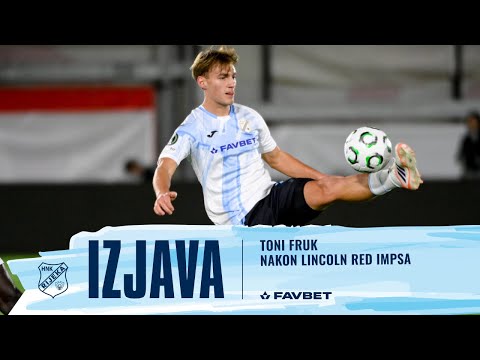 Toni Fruk nakon Lincoln Red Impsa - 3. kolo UEFA Konferencijske lige (2025./26.)
