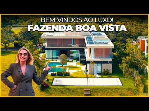 Casa com 7 suítes e vista permanente para o lago na Fazenda Boa Vista